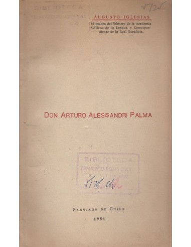 Don Arturo Alessandri Palma (Usado)
