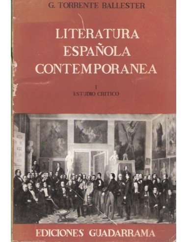 Literatura española contemporánea I...
