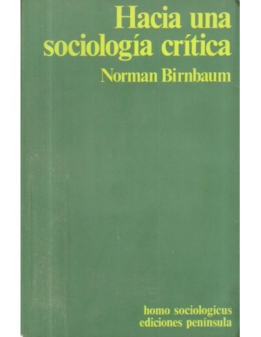 Hacia una sociología crítica (Usado)