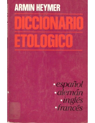 Diccionario etológico (Usado)