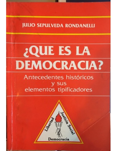 ¿Qué es la democracia? (Usado)