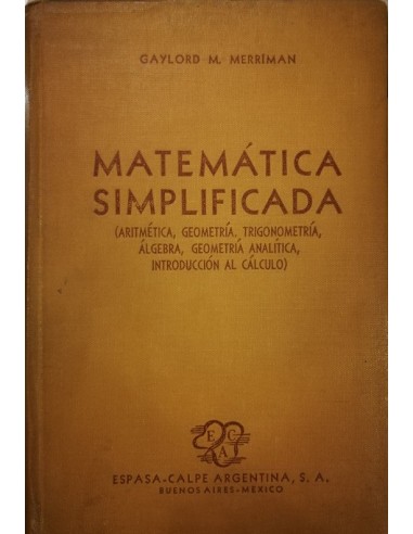 Matemática simplificada (Usado)