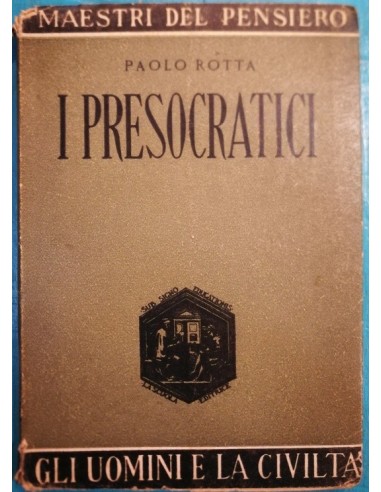 I Presocratici (Italiano) (Usado)