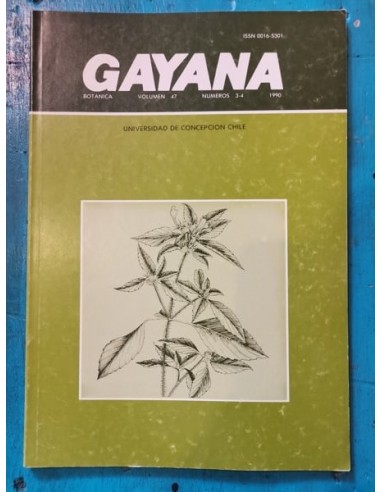 Revista Botánica. Gayana (Usado)