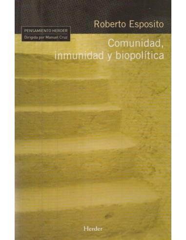 Comunidad, Inmunidad y biopolítica...
