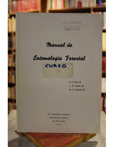 Manual de Entomología Forestal (Usado)