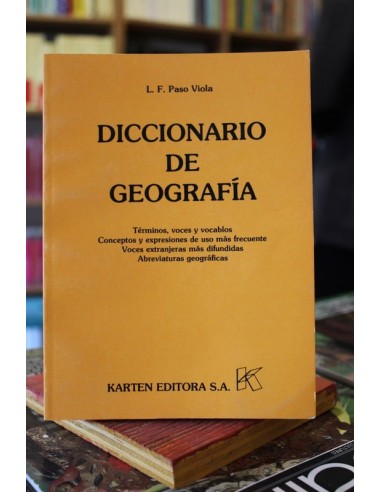 Diccionario de geografía (Usado)