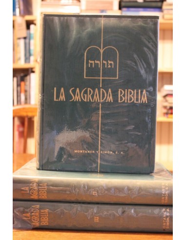 La sagrada biblia (1961) Tomos I, II...