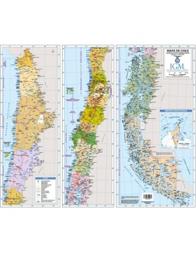 Mapa de Chile escala 1:3.000.000 (Nuevo)
