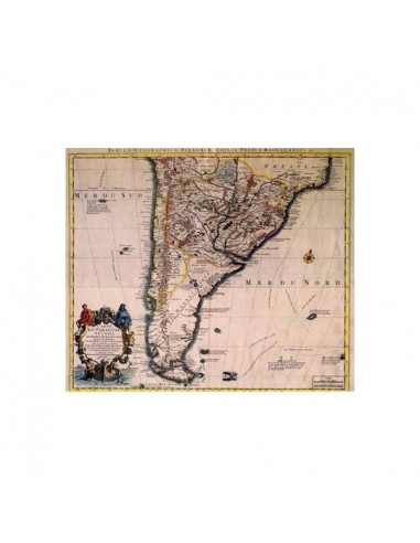 Mapa antiguo Carte du Paraguay du...
