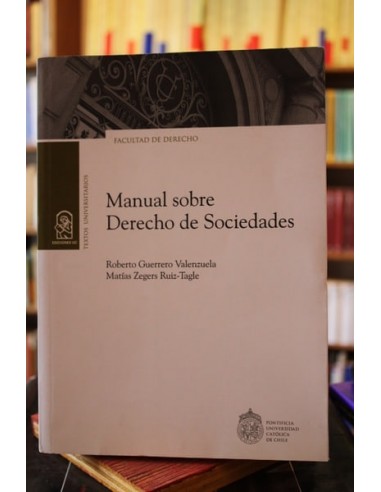 Manual sobre derecho de sociedades...