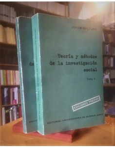 Teoría y métodos de la investigación social Tomo I y II (Usado)
