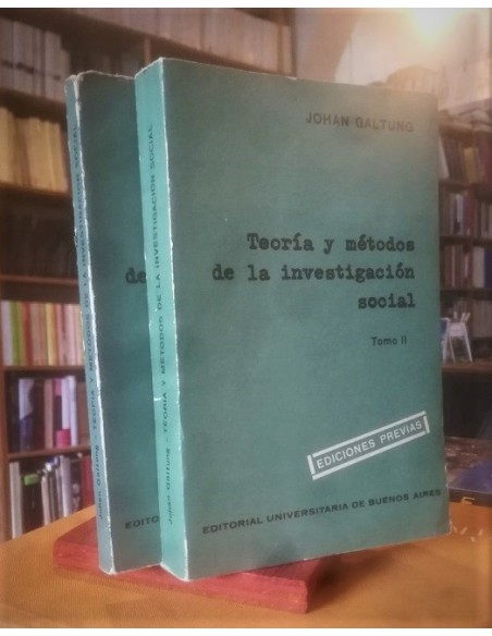 Teoría y métodos de la investigación social Tomo I y II (Usado) Teoría y métodos de la investigación social Tomo I y II (Usado)