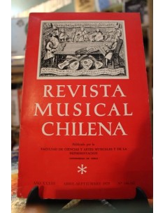 Revista musical chilena Abril-Septiembre 1979 (Usado)