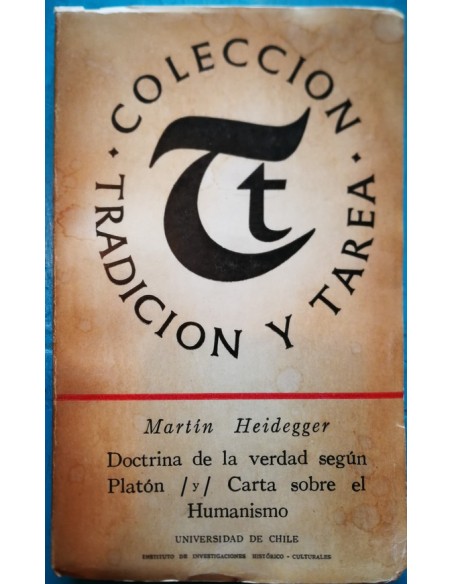 Doctrina de la verdad según Platón y Carta sobre el Humanismo (Usado) Doctrina de la verdad según Platón y Carta sobre el Humanismo (Usado)