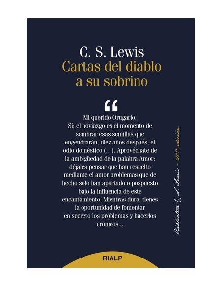 Cartas el diablo a su sobrino (Nuevo) Cartas el diablo a su sobrino (Nuevo)