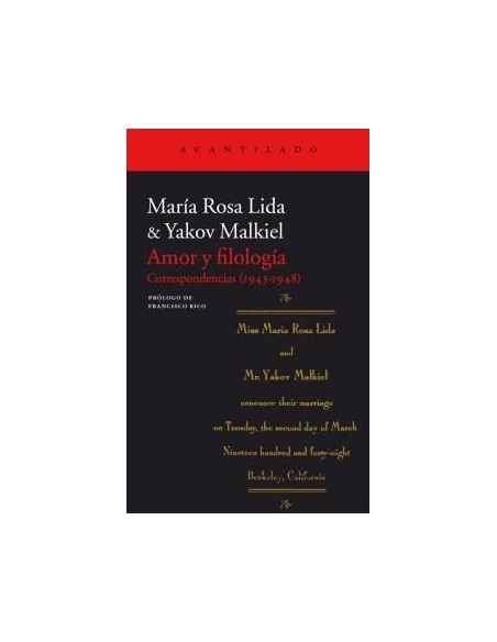 Amor y filología (Usado)