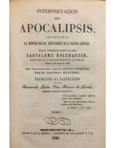 Interpretación del Apocalipsis. Tomo I (Usado)
