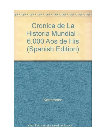 Crónica de la Historia Mundial (Usado) Crónica de la Historia Mundial (Usado)