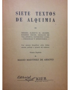 Siete textos de alquimia (Usado)