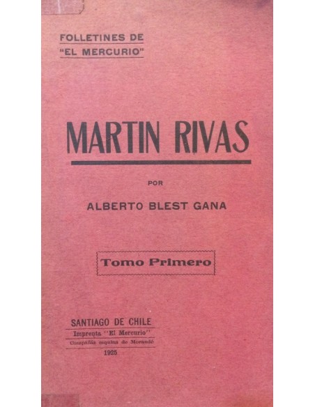 Martín Rivas (2 Tomos) (Usado) Martín Rivas (2 Tomos) (Usado)