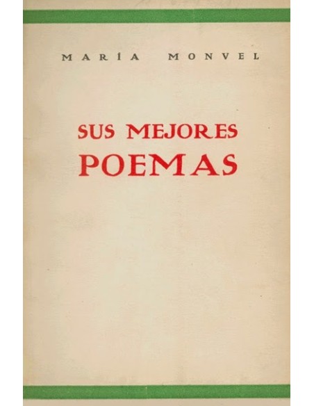 Sus mejores poemas (María Monvel) (Usado)