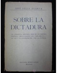 Sobre la dictadura (Usado)