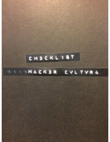 Ch3ckl1st Hack3r Cvltvr4 (Usado) Ch3ckl1st Hack3r Cvltvr4 (Usado)