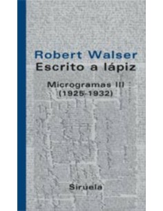 Escrito a lápiz. Microgramas III (Nuevo)