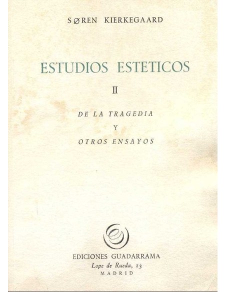 Estudios estéticos II (Usado) Estudios estéticos II (Usado)