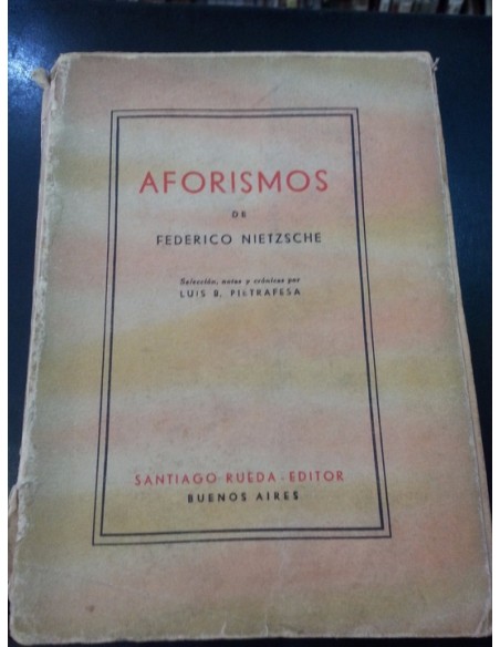 Aforismos de Friedrich Nietzsche (Usado) Aforismos de Friedrich Nietzsche (Usado)