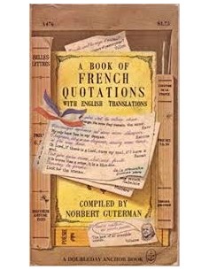 A book of french quotations with english translations (Usado)