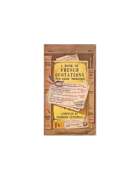 A book of french quotations with english translations (Usado) A book of french quotations with english translations (Usado)