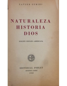 Naturaleza. Historia. Dios (Usado)