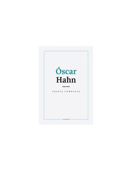 Poesía completa (Óscar Hahn) (Nuevo) Poesía completa (Óscar Hahn) (Nuevo)
