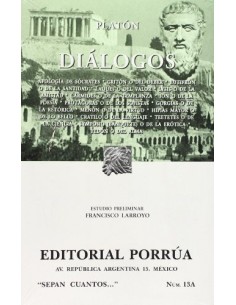 Diálogos Platón (Ed. Porrúa 2 Tomos) (Nuevo)