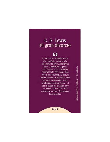 El gran divorcio (Nuevo) El gran divorcio (Nuevo)
