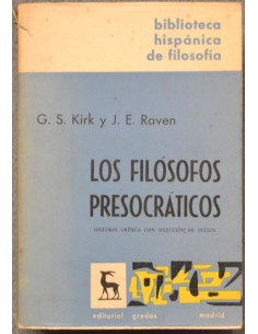Los filósofos presocráticos (Usado)