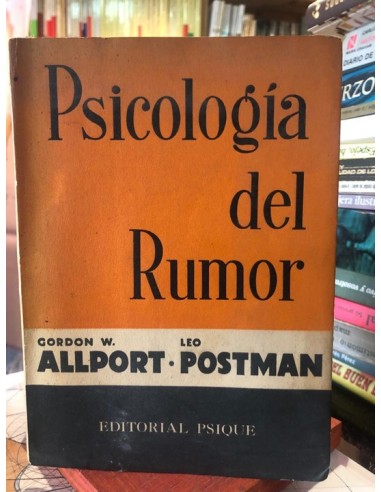 Psicología del rumor (Usado)