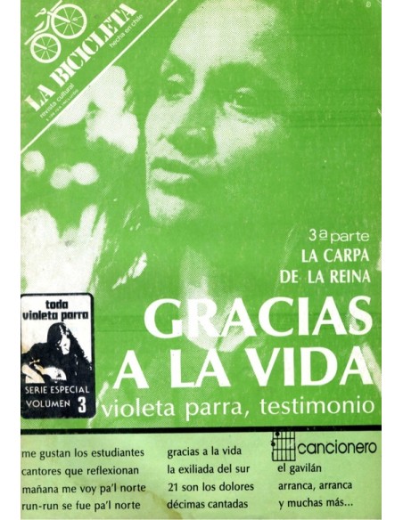 Revista La Bicicleta. Gracias a la vida. Violeta Parra, testimonio (Nuevo)