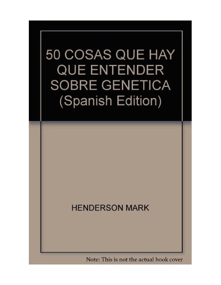 50 cosas que hay que saber sobre genética (Usado)