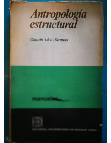 Antropología estructural (Usado) Antropología estructural (Usado)