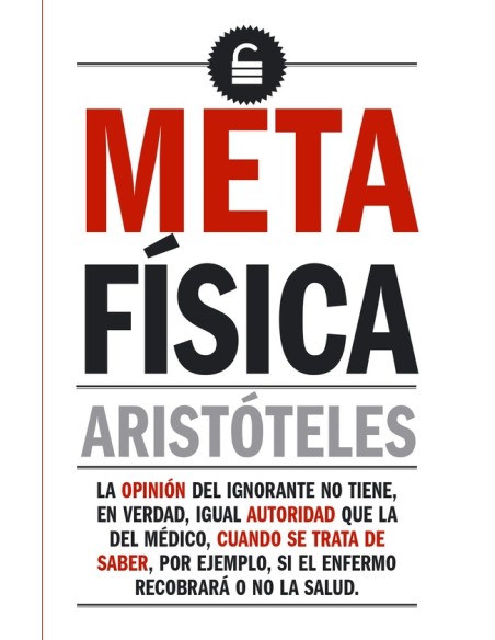 Metafísica (Aristóteles) (Nuevo)