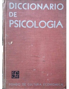 Diccionario de psicología (Usado)