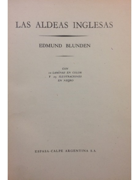 Las aldeas inglesas (Usado)