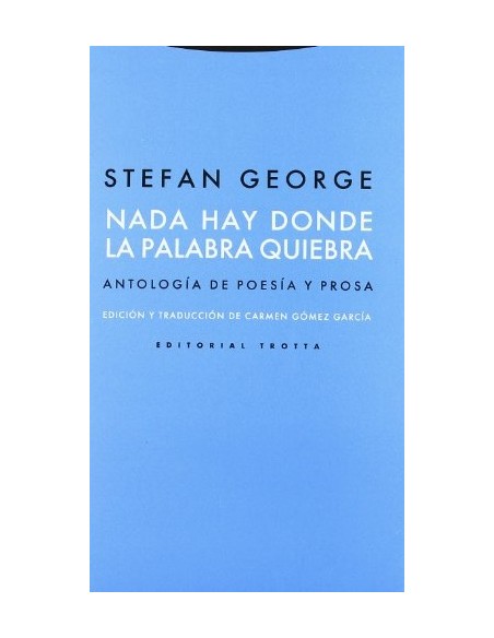 Nada hay donde la palabra quiebra (Nuevo) Nada hay donde la palabra quiebra (Nuevo)