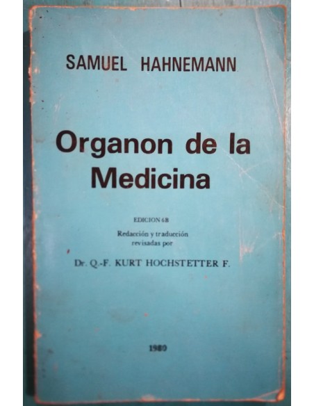 Organon de la medicina (Usado)