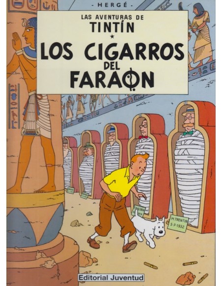 Las aventuras de Tintin (Los cigarrillos del faraon) (Nuevo)