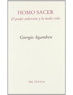 Homo sacer. El poder soberano y la nuda vida (Nuevo)