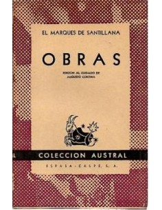 Obras (Marqués de Santillana) (Usado)